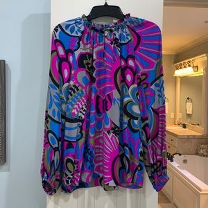 EUC Alice & Trixie Silk blouse - medium